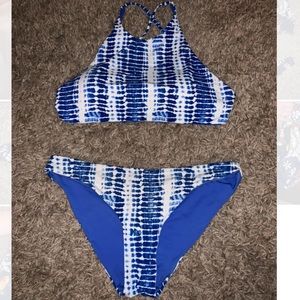Tie Die Halter Bikini Set